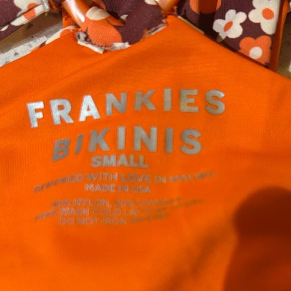 Frankie’s Bikinis Tatum Floral Triangle Bikini size S - Picture 11 of 13